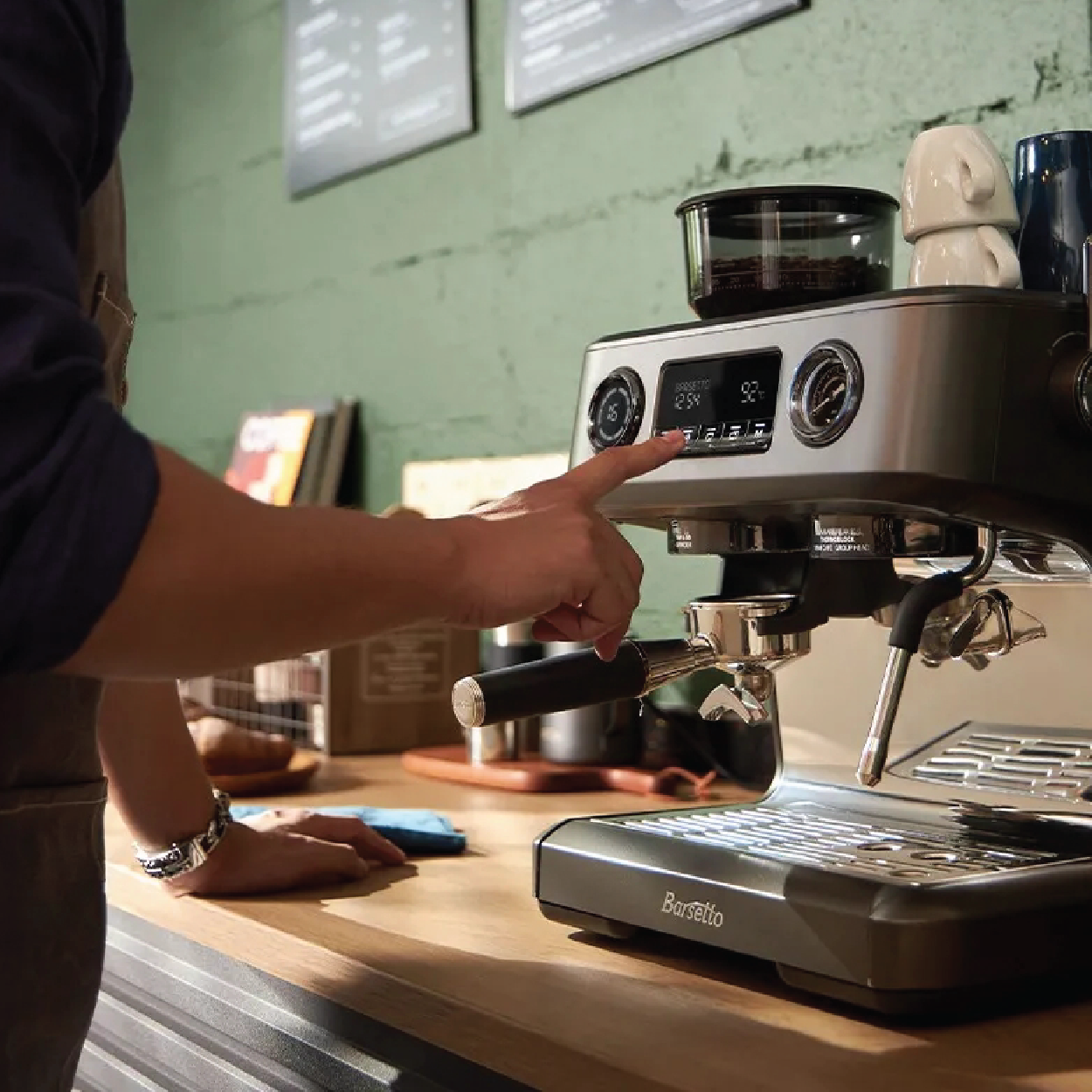 Barsetto BAE-V1 Digital Espresso Coffee Machine